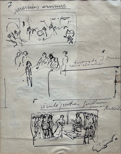 Othon FRIESZ (1879-1949): STUDIES. India...