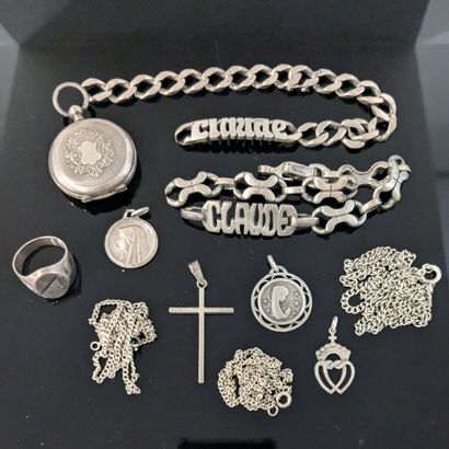 Silver (800, 900 and 925): set of four pairs...