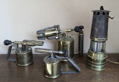 A few DIY instruments, including brass flashlights...