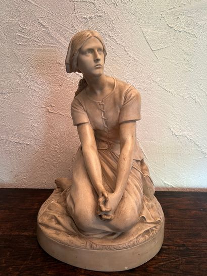 After Henri CHAPPU (1833-1891). Joan of Arc...