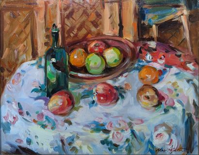 Max AGOSTINI (1914-1997): MORTAL NATURE WITH...