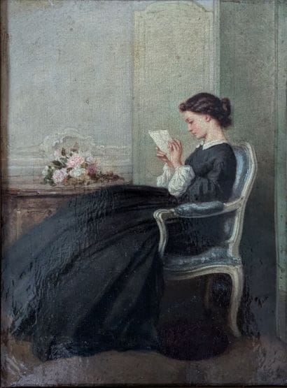 Late 19th century FRENCH SCHOOL: PORTRAIT...