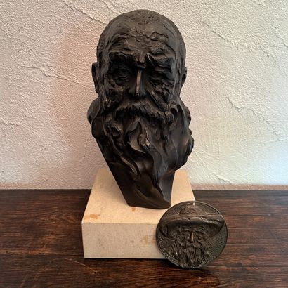 Daniel GOUPIL (born 1931). Bust of Claude...