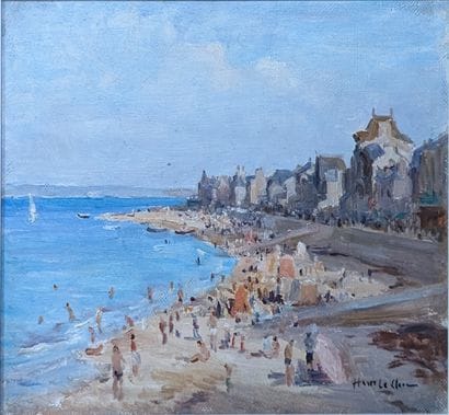 Henry LECLERC (1905-1970): SAINT AUBIN SUR...