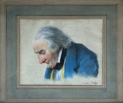 After BOILLY: HOMME EN BUSTE PENCHE VERS...