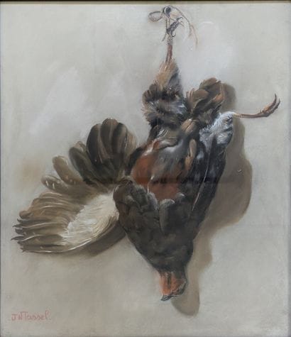MODERN SCHOOL - JM TASSEL: DEAD BIRD. Pastel,...