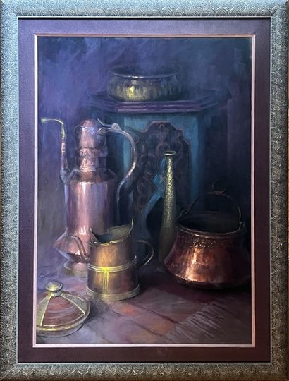 C. TEXIER (20th century): NATURE MORTE AUX...