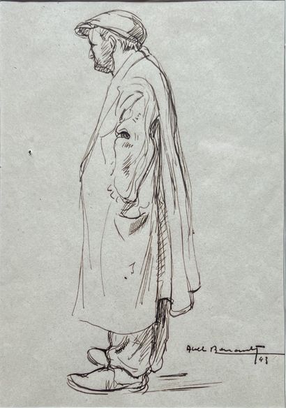 Abel RENAULT (1903-1991): MAN OF PROFILE....