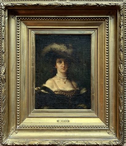 After F. HELMAN (19th century): BUST PORTRAIT...