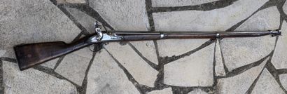 Fusil d'infanterie type 1816 à silex, utilisé...