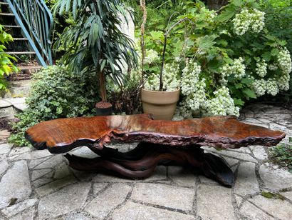Table basse, le plateau et le piétement en...