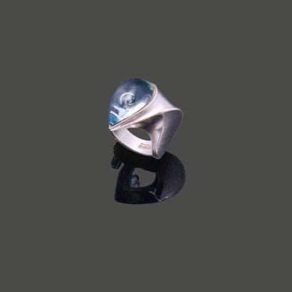 Björn WECKSTROM (né en 1935). Bague en argent...