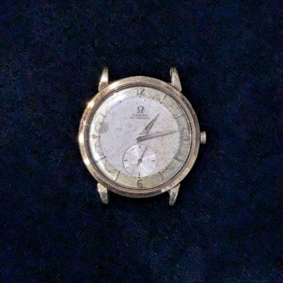 Montre d'homme en or jaune 18k (750), le...