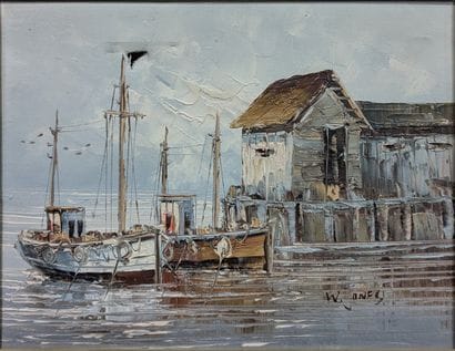 Ecole MODERNE - W JONES*** : BATEAUX DE PECHE...