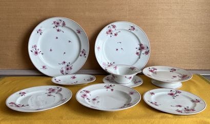 Limoges, France. Partie de service de table...