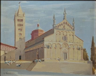 Georges SCHIRMANN (1907-1977) : VUE DE LA...