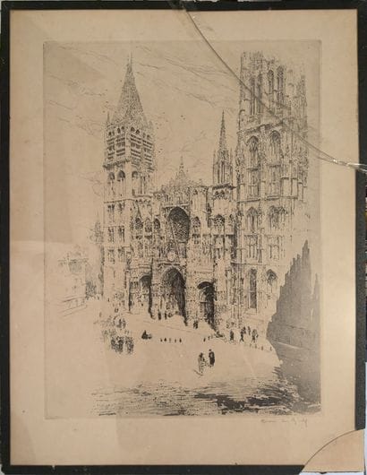 Henri LE RICHE (1868-1944) : LA CATHEDRALE...