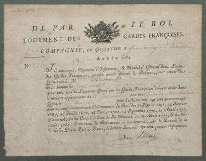Ensemble : - Quittance de loyer pour une...