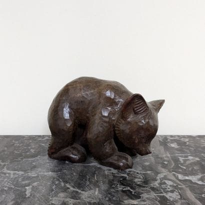 Roger FAVIN (1904-1990) : OURSON. Sculpture...