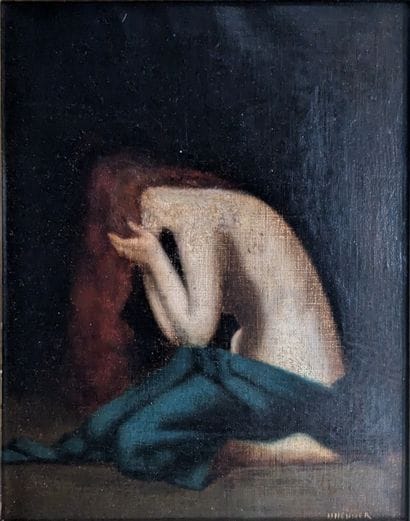 D'après Jean-Jacques HENNER : LA NYMPHE QUI...