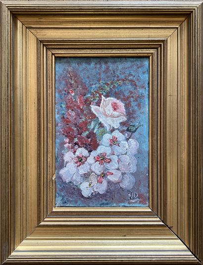 Nicole NIVELET (XXe siècle) : FLEURS DES...