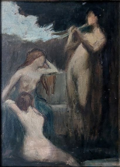 Dans le goût de Jean-Jacques HENNER : ETUDE...