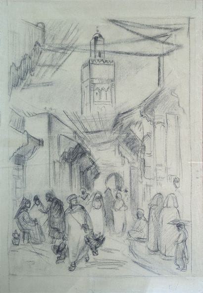 D'après Edmond VALES (1918-2001) : VUE DE...