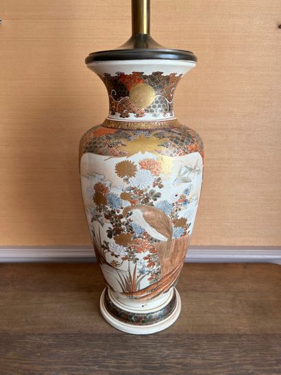 Important vase en faïence de Satsuma, de...