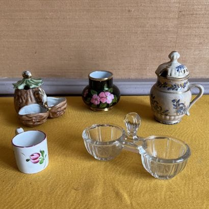 Accessoires de table : saleron double en...