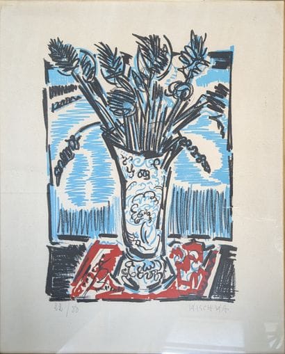 Isis KISCHKA (1908-1973) : GRAND VASE DE...