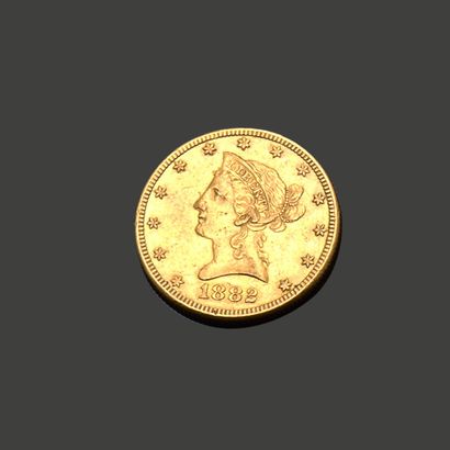 ETATS-UNIS D'AMERIQUE. Pièce de dix dollars...