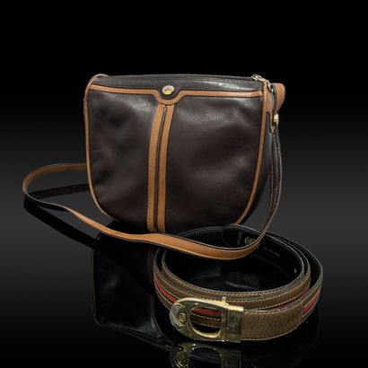 GUCCI. Chocolate and havana box shoulder...