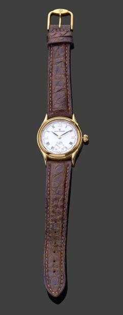 REVUE THOMMEN GT 1885. Gilt metal watch with...