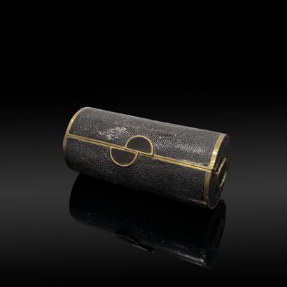 Ria and Youri AUGOUSTI. Cylindrical minaudière...