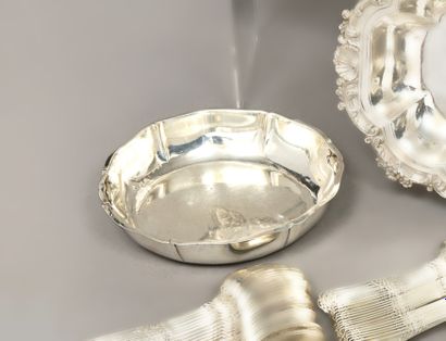 Doublure de légumier en argent (925), la...