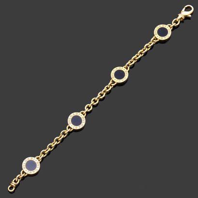 BULGARI. Bracelet in 18K (750) yellow gold,...