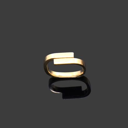 DINH VAN. 18K (750) yellow gold, square-shaped...