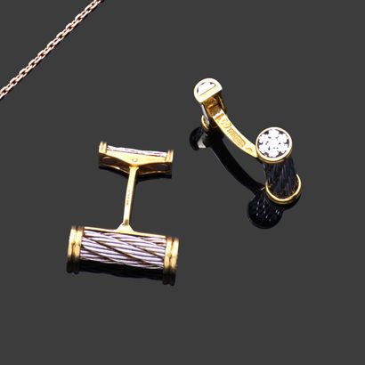 FRED Paris. Pair of Force 10 series cufflinks...