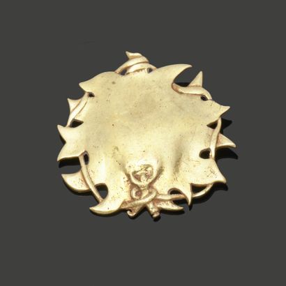 Line VAUTRIN (1913-1997). Man in the Sun....