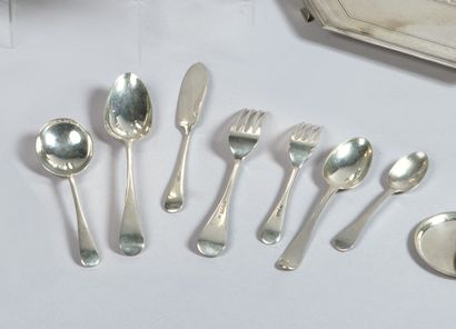 Ensemble de couverts en argent (800), modèle...