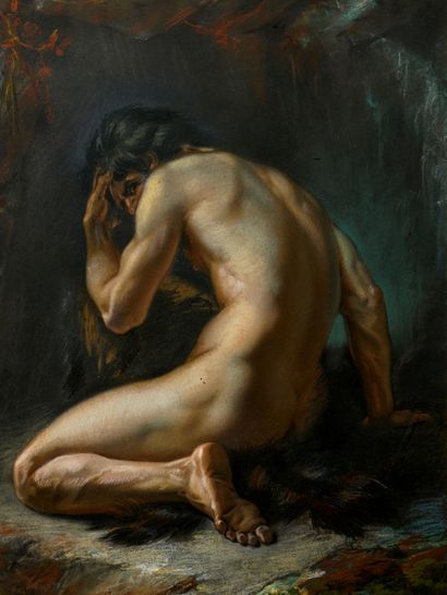 19th century FRENCH SCHOOL: CAIN EFFRAYE...