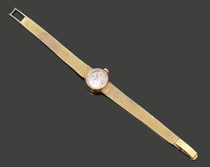 Ladies' wristwatch in 18K (750) yellow gold,...