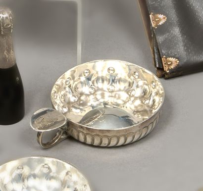Silver wine taster (925), engraved with the...