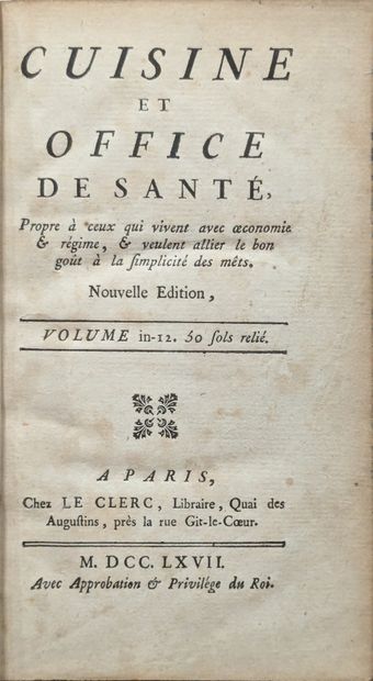 [MENON Joseph (ca. 1700-1771)] : Cuisine...