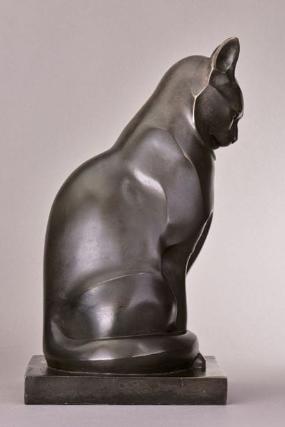 Edouard Marcel SANDOZ (1881-1971). Seated...