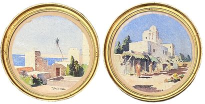 ORIENTALIST SCHOOL - J. AVIZARD ? VIEWS OF...