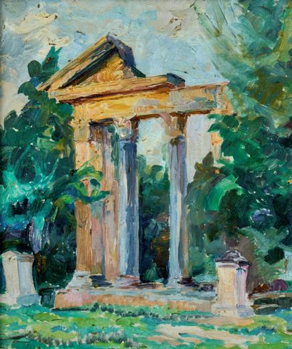 Jean-Jules DUFOUR (1889-1973): THE TEMPLE...