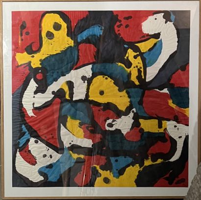 Guy de GONTAUT (Né en 1952). «Composition»....