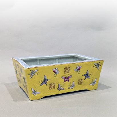 CHINA - GUANGXU period (1875 - 1908). Rectangular...