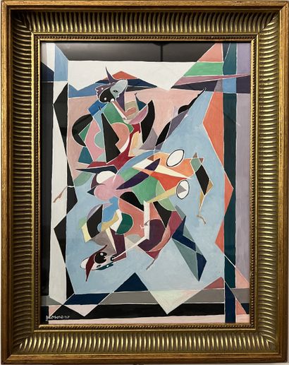 Michel MORENO (né en 1945) : COMPOSITION....